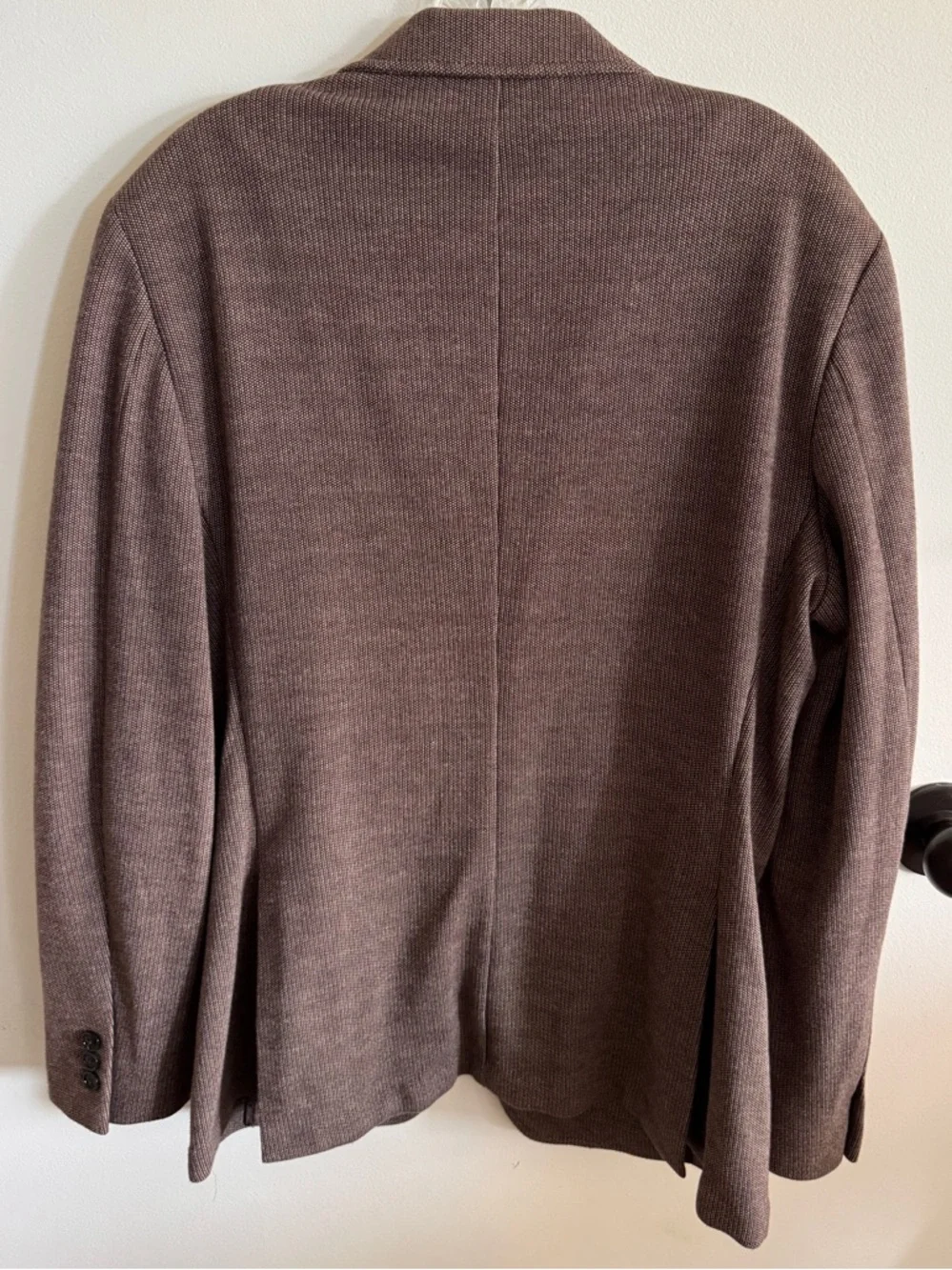 Tasso Elba Brown Knit Sport Coat/Blazer Size M 39-41 Preppy Academia Old Money